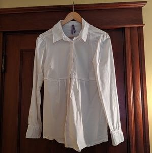 Seraphine Maternity Button Down Shirt, US 8